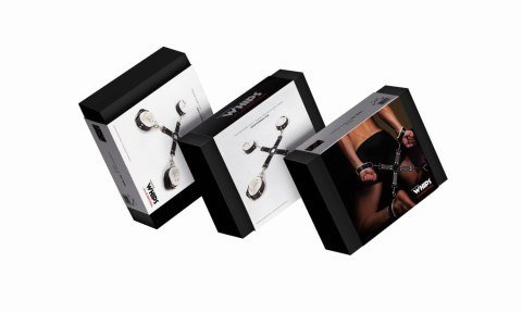 Wiązanie - Krzyżak męski, biały Whips Collections Wiązanie - Krzyżak męski, biały Whips Collections