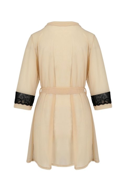 Bielizna-DAISY PEIGNOIR beige XXL/XXXL Casmir