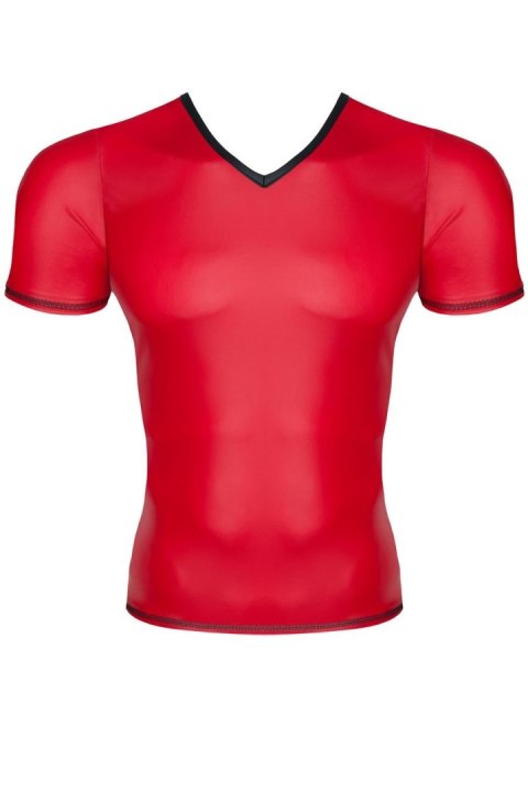 Męski t-shirt z wetlooka w serek S Regnes Fetish Planet Męski t-shirt z wetlooka w serek S Regnes Fetish Planet