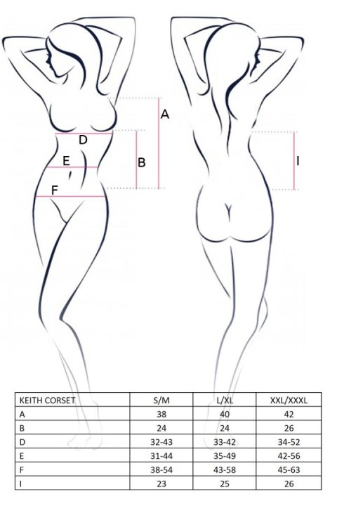 Bielizna-KEITH CORSET black L/XL - Casmir Casmir Bielizna-KEITH CORSET black L/XL - Casmir Casmir