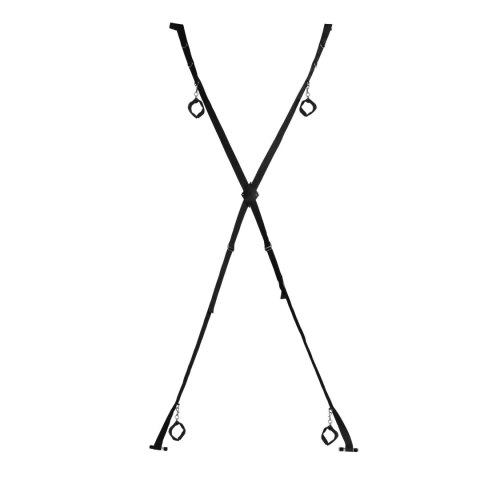Over the Door Bondage Cross - Black Ouch! Over the Door Bondage Cross - Black Ouch!