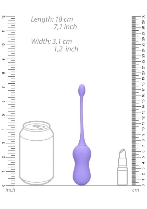 Vibrating Egg with Remote Control - Violet Harmony Loveline Vibrating Egg with Remote Control - Violet Harmony Loveline