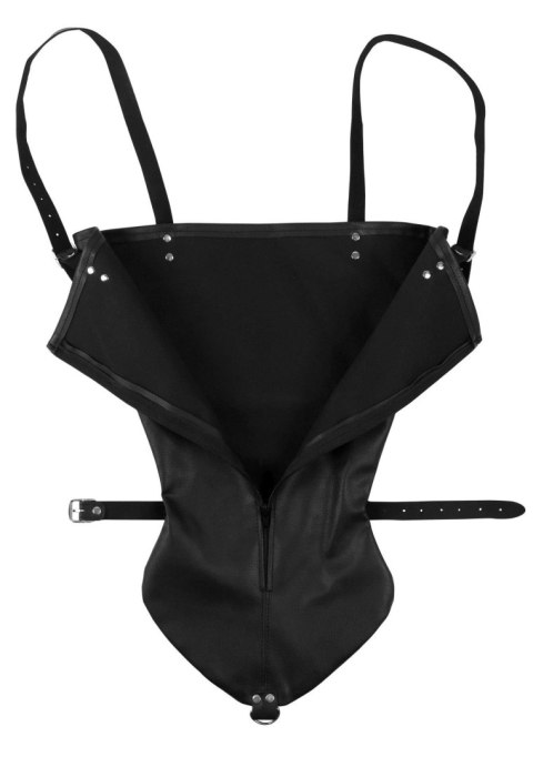 Zip-up Full Sleeve Arm Restraint - Black Ouch! Zip-up Full Sleeve Arm Restraint - Black Ouch!