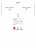 Bielizna-828-THC-1 stringi otwarte S/M Obsessive