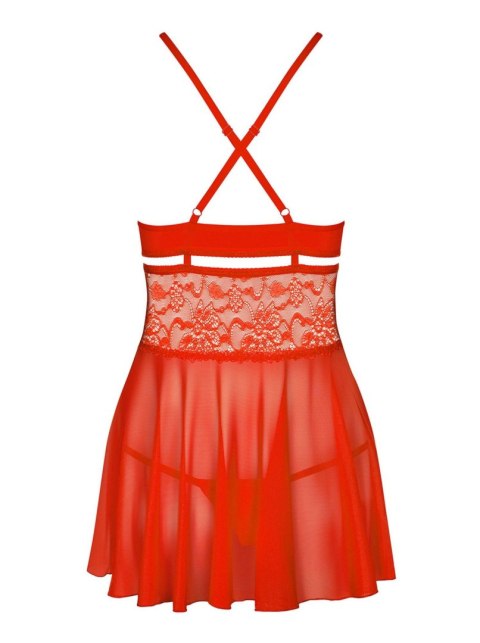 Bielizna-838-BAB-3 babydoll i stringi XXL Obsessive Bielizna-838-BAB-3 babydoll i stringi XXL Obsessive