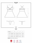 Bielizna-838-BAB-3 babydoll i stringi S/M Obsessive