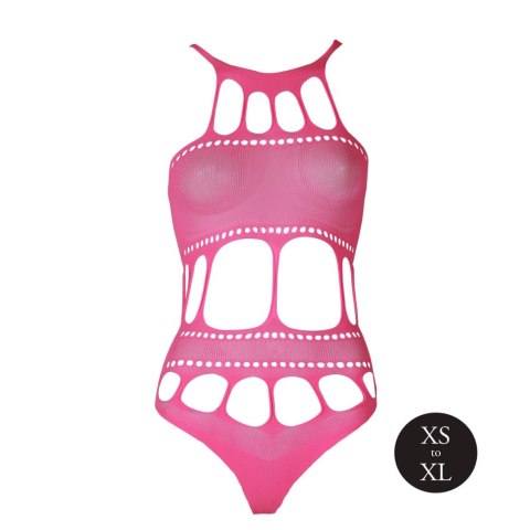 Body with Grecian Neckline - Neon Pink - XS/XL Ouch! Body with Grecian Neckline - Neon Pink - XS/XL Ouch!