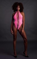High-Cut Body - Neon Pink - XS/XL Ouch! High-Cut Body - Neon Pink - XS/XL Ouch!