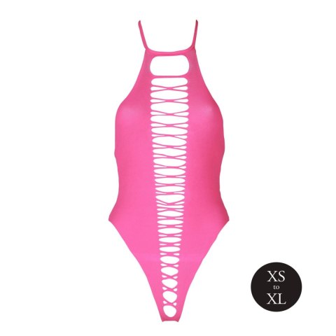 High-Cut Body - Neon Pink - XS/XL Ouch! High-Cut Body - Neon Pink - XS/XL Ouch!
