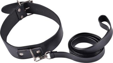 Kinky collar black collar with leash adjustable Power Escorts Kinky collar black collar with leash adjustable Power Escorts