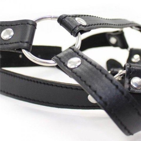 Knebel-Imbracatura per testa con anello Head Harness+Ring Gag Toyz4lovers Knebel-Imbracatura per testa con anello Head Harness+Ring Gag Toyz4lovers