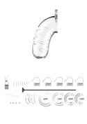 Model 16 - Chastity - 4.5"""" - Cock Cage - Transparent ManCage Model 16 - Chastity - 4.5"""" - Cock Cage - Transparent ManCage