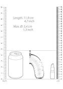 Model 16 - Chastity - 4.5"""" - Cock Cage - Transparent ManCage Model 16 - Chastity - 4.5"""" - Cock Cage - Transparent ManCage