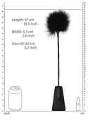Ouch! Crop With Feather - Black Ouch! Ouch! Crop With Feather - Black Ouch!