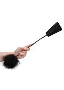 Ouch! Crop With Feather - Black Ouch! Ouch! Crop With Feather - Black Ouch!