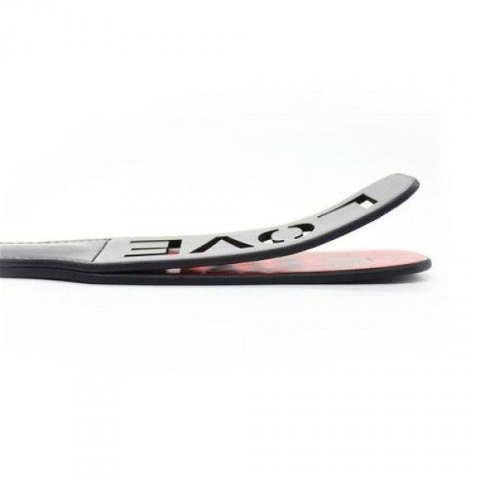 Pejcz-Paletta Doppia Double Spank Paddle Love black Toyz4lovers Pejcz-Paletta Doppia Double Spank Paddle Love black Toyz4lovers