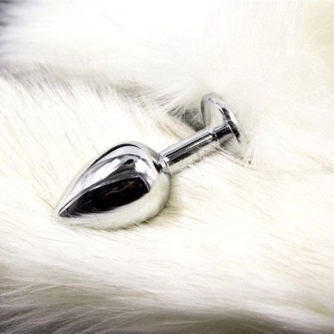 Plug anale con coda Long Fox Tail bianca Toyz4lovers Plug anale con coda Long Fox Tail bianca Toyz4lovers