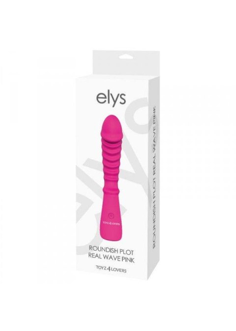 Wibrator-VIBRATORE DESIGN ELYS - ROUNDISH PLOT REAL WAVE PINK Elys Wibrator-VIBRATORE DESIGN ELYS - ROUNDISH PLOT REAL WAVE PINK Elys