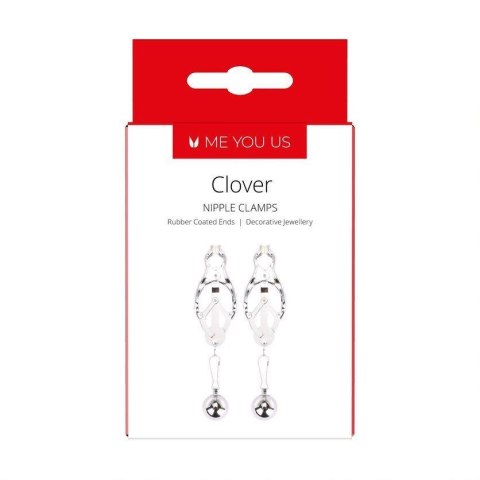 Me You Us Clover Nipple Clamp Silver Me You Us Me You Us Clover Nipple Clamp Silver Me You Us