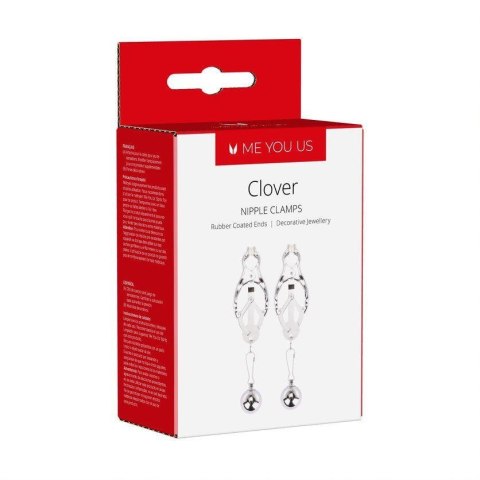 Me You Us Clover Nipple Clamp Silver Me You Us Me You Us Clover Nipple Clamp Silver Me You Us