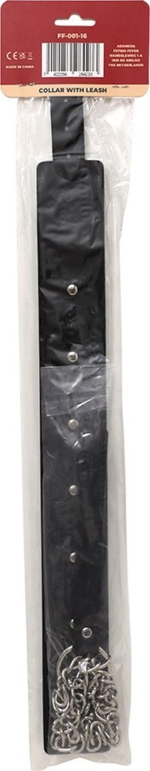 Fetish Fever - Collar with leash - Black Fetish Fever Fetish Fever - Collar with leash - Black Fetish Fever