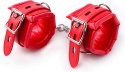 Fetish Fever - Cuffs with chain - Red Fetish Fever Fetish Fever - Cuffs with chain - Red Fetish Fever