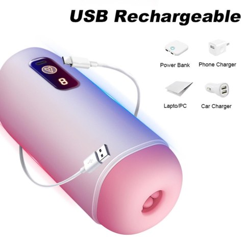 Masturbator- USB Rechargeable, 8 vibration functions B - Series Fox Masturbator- USB Rechargeable, 8 vibration functions B - Series Fox