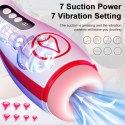 Masturbator - Vibrating Masturbation Cup , 7 Suction Power, 7 Vibration Setting B - Series Fox Masturbator - Vibrating Masturbation Cup , 7 Suction Power, 7 Vibration Setting B - Series Fox