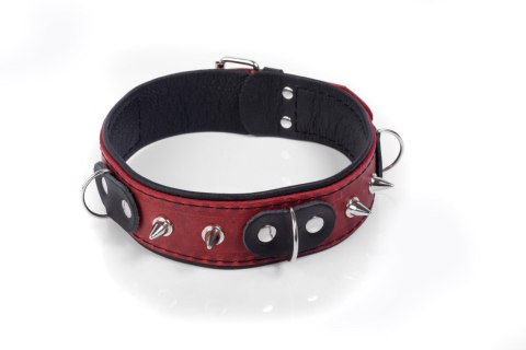 Obroża- Collar Crazy Horse Red, Small Whips Collection Obroża- Collar Crazy Horse Red, Small Whips Collection