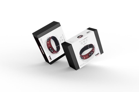 Obroża- Collar Crazy Horse Red, Small Whips Collection Obroża- Collar Crazy Horse Red, Small Whips Collection