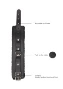 Plush Bonded Leather Hand Cuffs - With Adjustable Straps Ouch! Plush Bonded Leather Hand Cuffs - With Adjustable Straps Ouch!