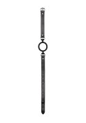 Silicone Ring Gag - With Adjustable Bonded Leather Straps Ouch! Silicone Ring Gag - With Adjustable Bonded Leather Straps Ouch!