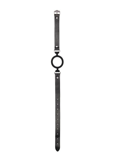 Silicone Ring Gag - With Adjustable Bonded Leather Straps Ouch! Silicone Ring Gag - With Adjustable Bonded Leather Straps Ouch!