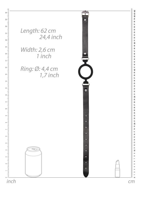 Silicone Ring Gag - With Adjustable Bonded Leather Straps Ouch! Silicone Ring Gag - With Adjustable Bonded Leather Straps Ouch!