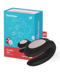 Wibrator - Double Joy Partner Vibrator Black Satisfyer Wibrator - Double Joy Partner Vibrator Black Satisfyer