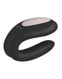 Wibrator - Double Joy Partner Vibrator Black Satisfyer Wibrator - Double Joy Partner Vibrator Black Satisfyer