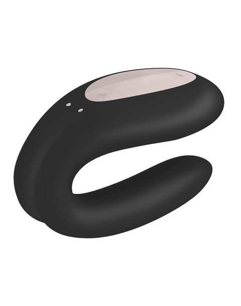 Wibrator - Double Joy Partner Vibrator Black Satisfyer Wibrator - Double Joy Partner Vibrator Black Satisfyer