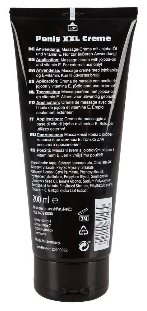 Penis XXL Creme 200 ml Penis XXL Penis XXL Creme 200 ml Penis XXL