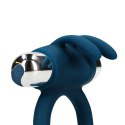 Vibrating Rabbit Cock Ring - Baltic Blue Loveline Vibrating Rabbit Cock Ring - Baltic Blue Loveline