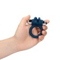 Vibrating Rabbit Cock Ring - Baltic Blue Loveline Vibrating Rabbit Cock Ring - Baltic Blue Loveline