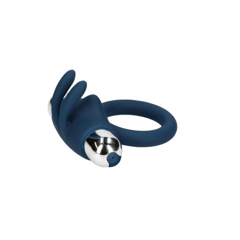 Vibrating Rabbit Cock Ring - Baltic Blue Loveline Vibrating Rabbit Cock Ring - Baltic Blue Loveline