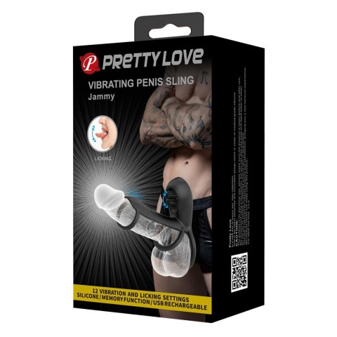 PRETTY LOVE - VIBRATING PENIS SLING Jammy, 12 vibration functions 12 licking settings Memory function Pretty Love PRETTY LOVE - VIBRATING PENIS SLING Jammy, 12 vibration functions 12 licking settings Memory function Pretty Love