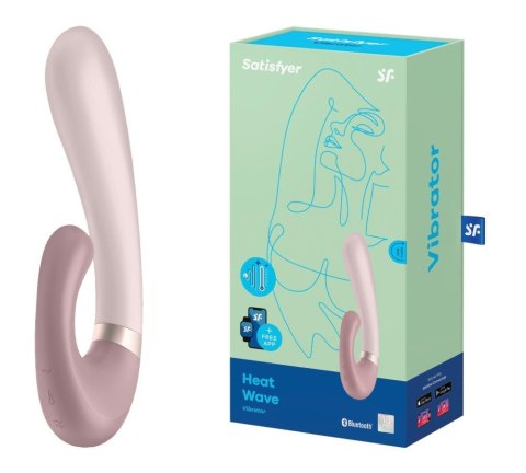 Wibrator-Heat Wave Connect App (Mauve) Satisfyer Wibrator-Heat Wave Connect App (Mauve) Satisfyer