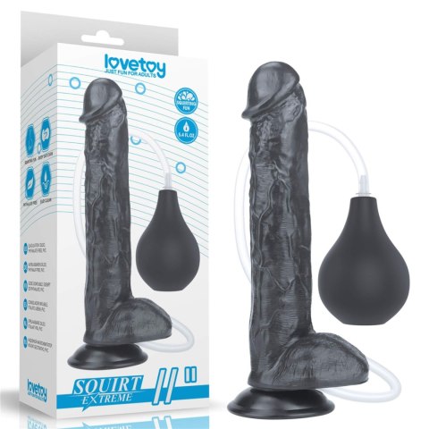 11'' Squirt Extreme Dildo - Black Lovetoy 11'' Squirt Extreme Dildo - Black Lovetoy