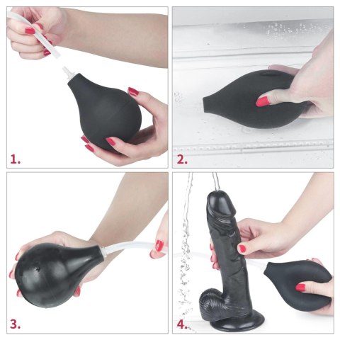11'' Squirt Extreme Dildo - Black Lovetoy 11'' Squirt Extreme Dildo - Black Lovetoy