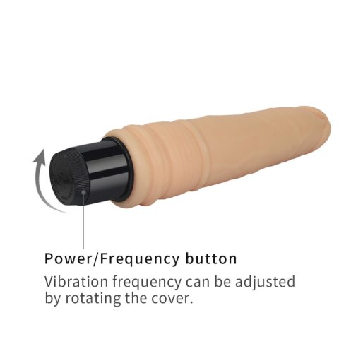 7.5'' Xtreme Feel Cyberskin Vibrator Lovetoy 7.5'' Xtreme Feel Cyberskin Vibrator Lovetoy