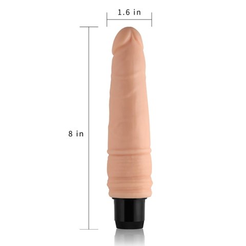 7.5'' Xtreme Feel Cyberskin Vibrator Lovetoy 7.5'' Xtreme Feel Cyberskin Vibrator Lovetoy