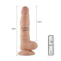 8.5"" Real Extreme Vibrating Dildo Flesh Lovetoy 8.5"" Real Extreme Vibrating Dildo Flesh Lovetoy