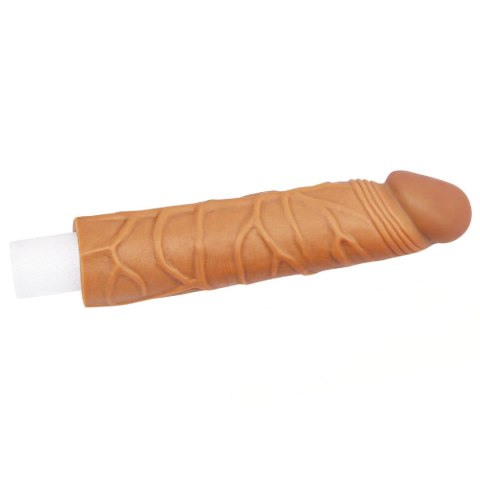 Add 1"" Pleasure X Tender Penis Sleeve Brown Lovetoy Add 1"" Pleasure X Tender Penis Sleeve Brown Lovetoy