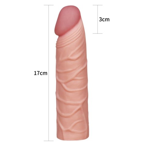 Add 1"" Pleasure X Tender Penis Sleeve Flesh Lovetoy Add 1"" Pleasure X Tender Penis Sleeve Flesh Lovetoy